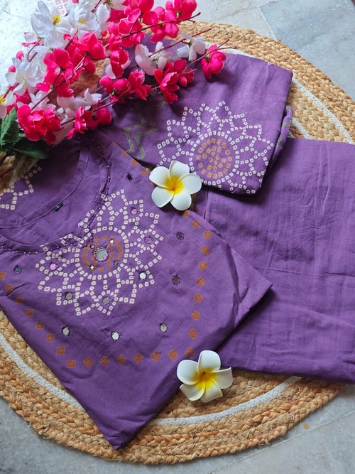 Bandhani Cotton Salwar Set