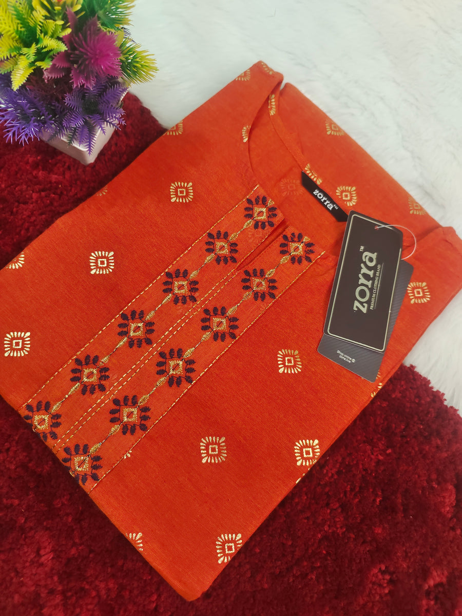 Branded Straight cut kurti