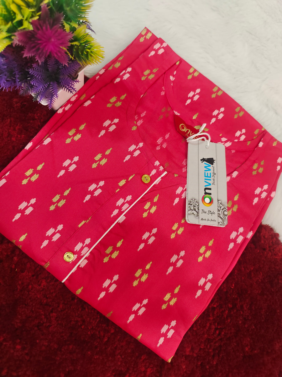 Casual Straight Cut Kurtis