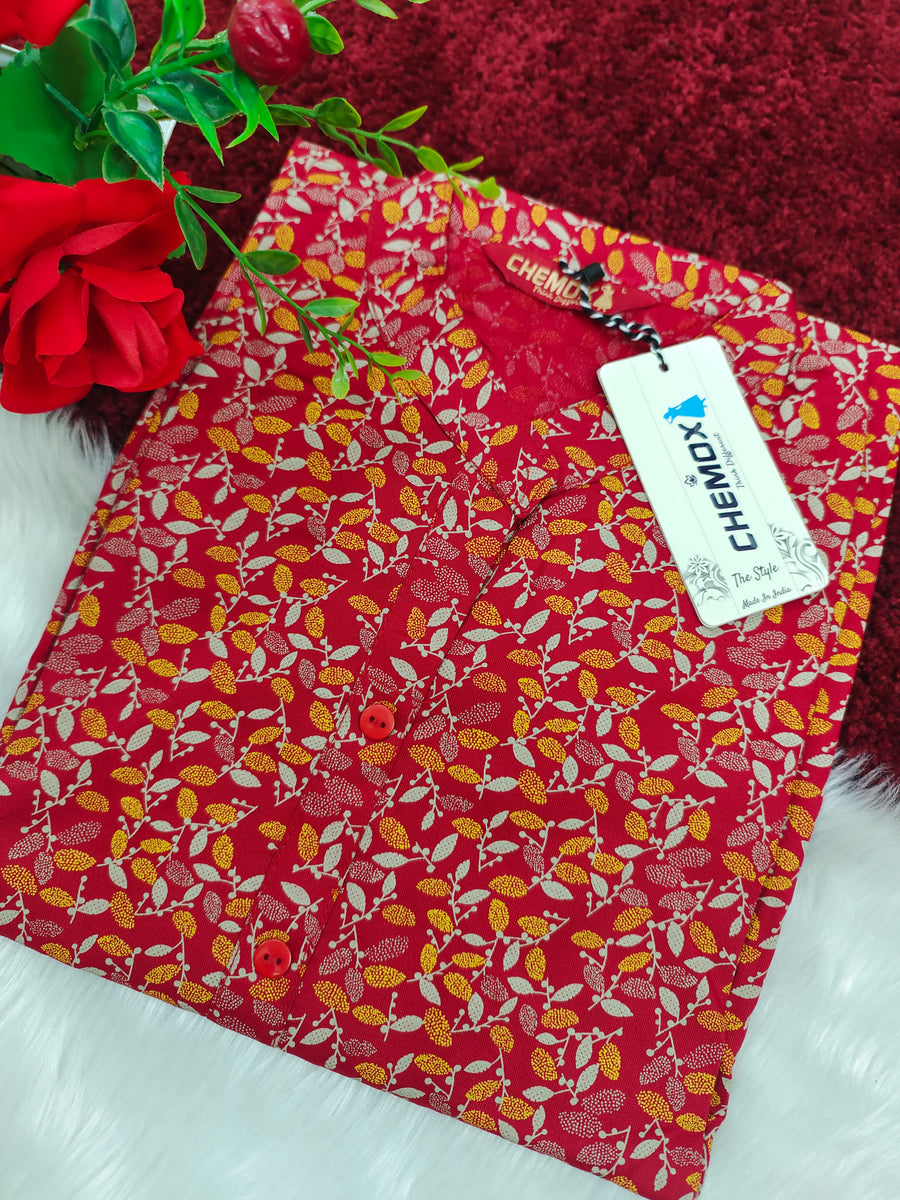 Casual Wear Straight Cut kurti
