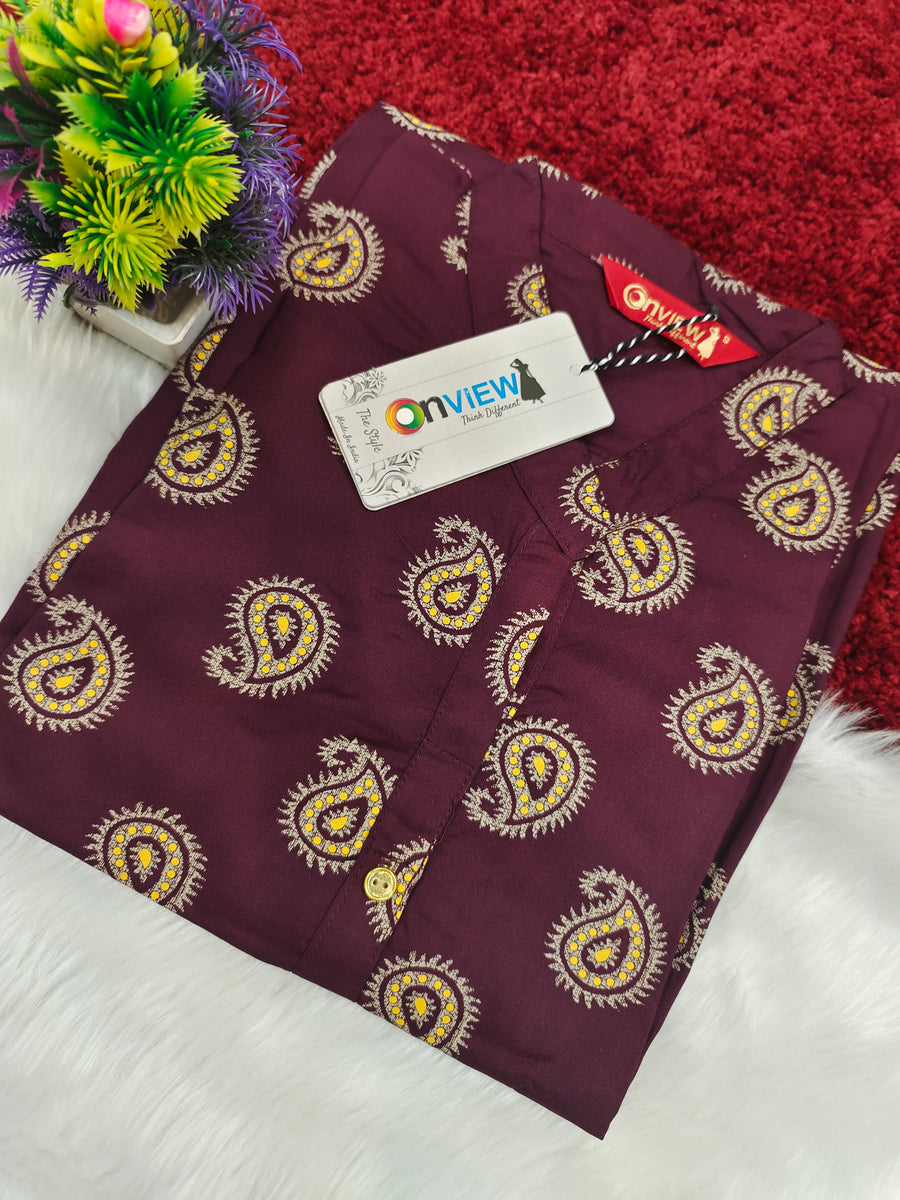 Casual Wear Straight Cut kurti