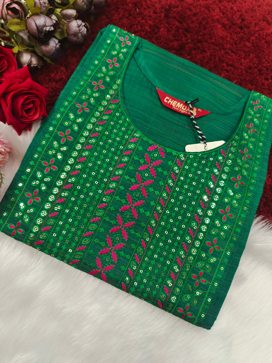 Branded Straight cut kurti