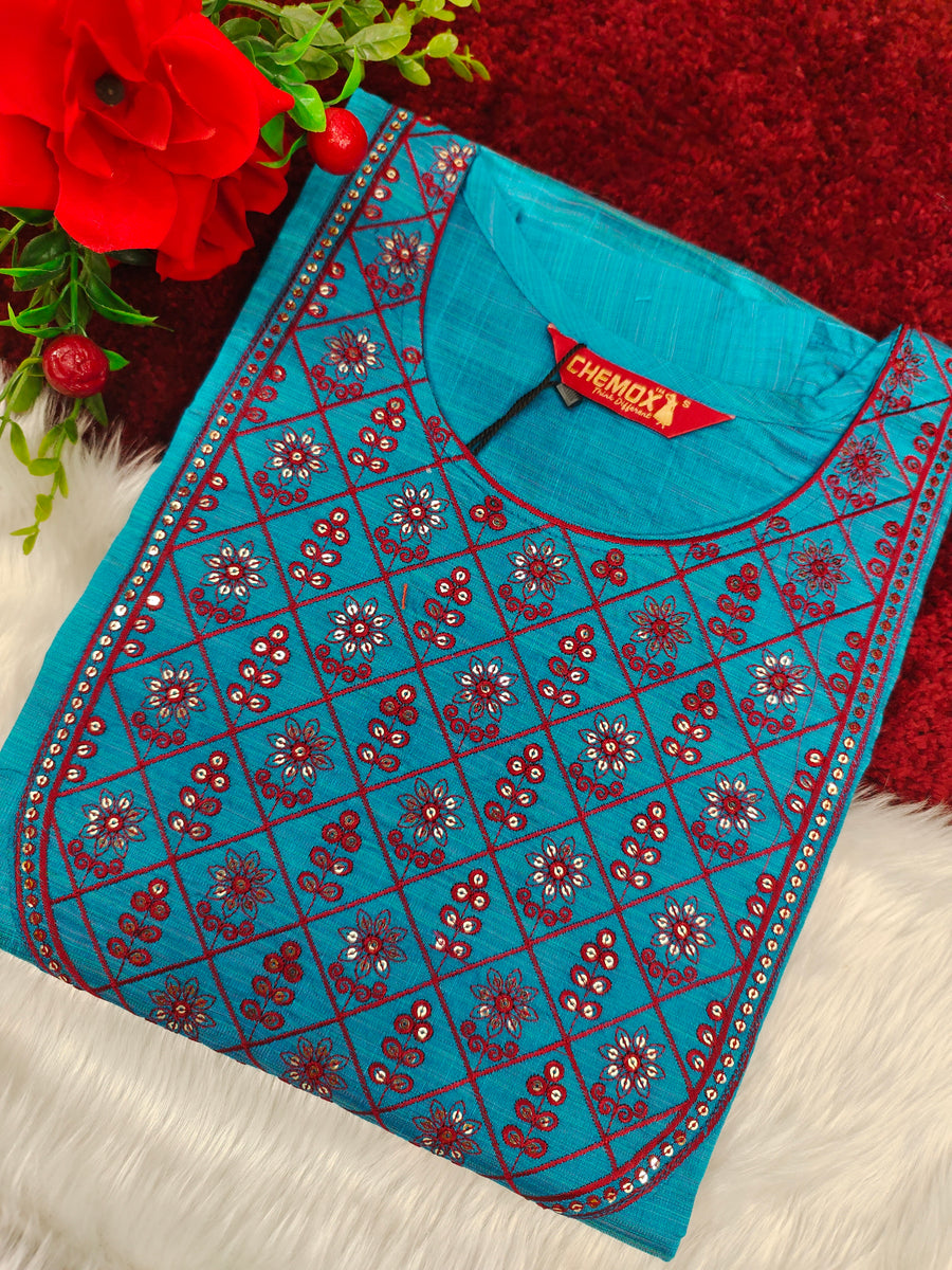 Branded Straight cut kurti
