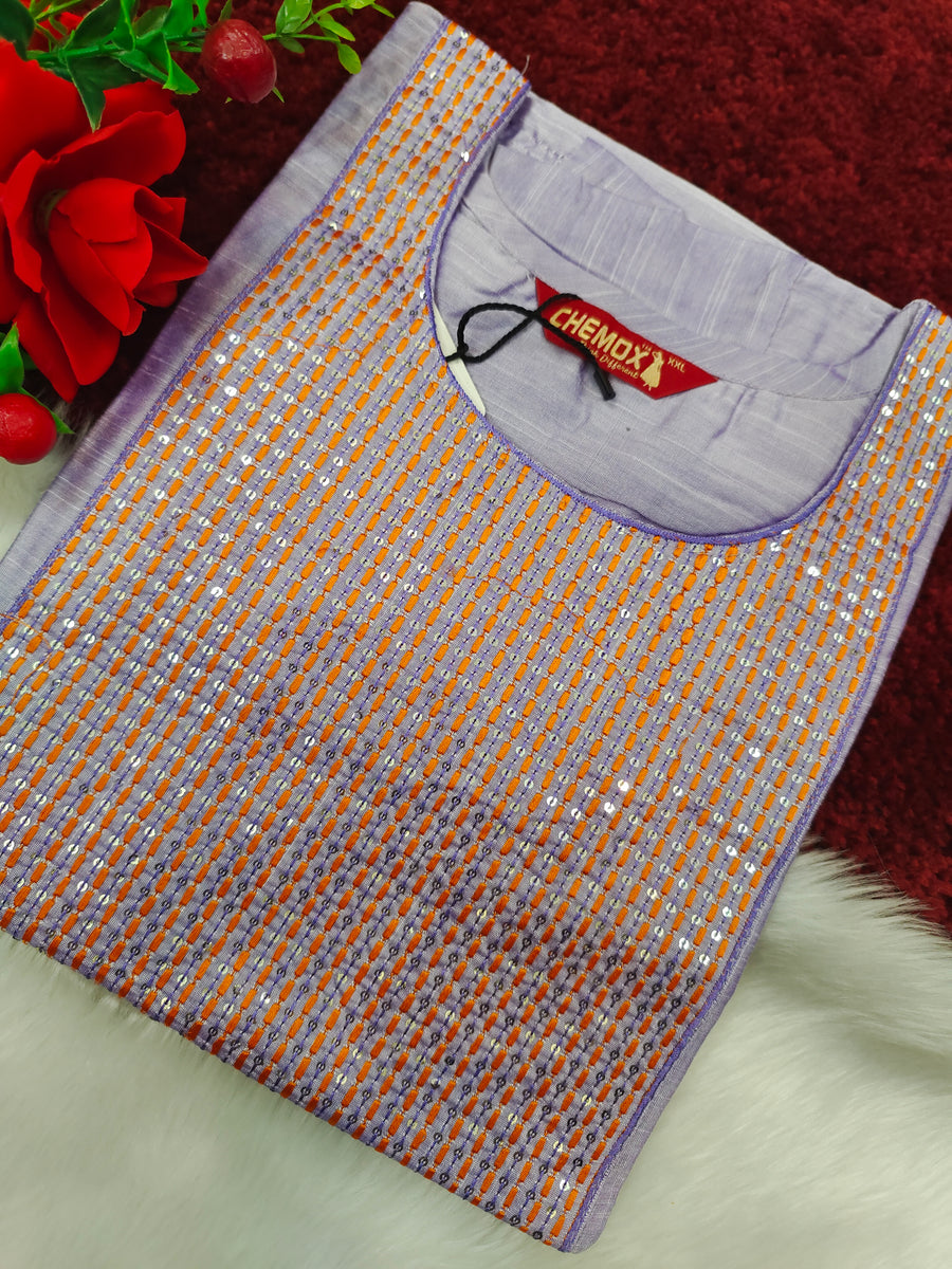 Branded Straight cut kurti