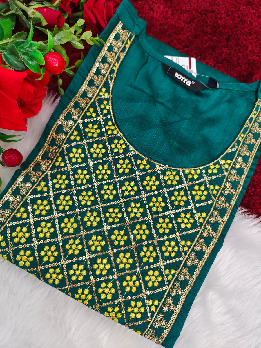 Branded Straight cut kurti
