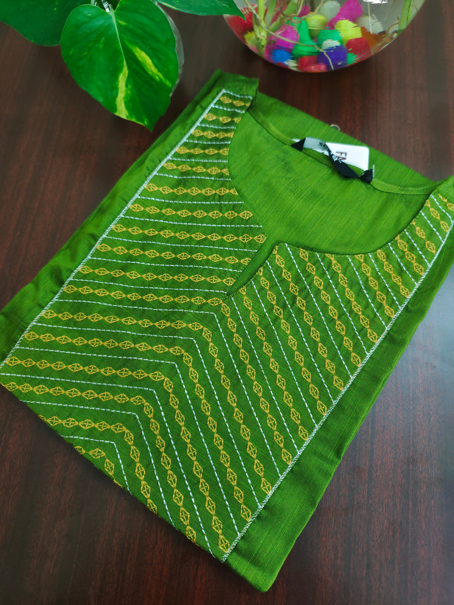 Branded Straight cut kurti