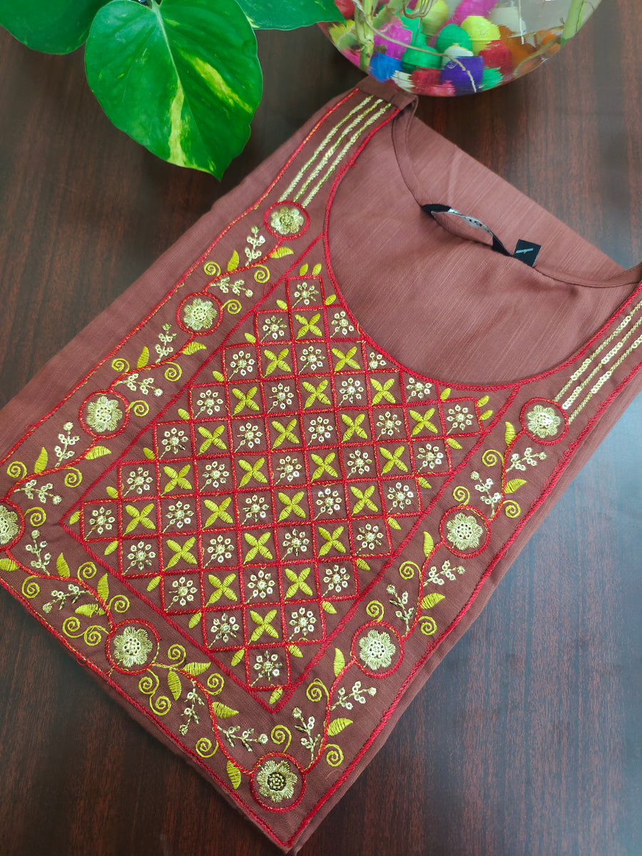 Branded Straight cut kurti