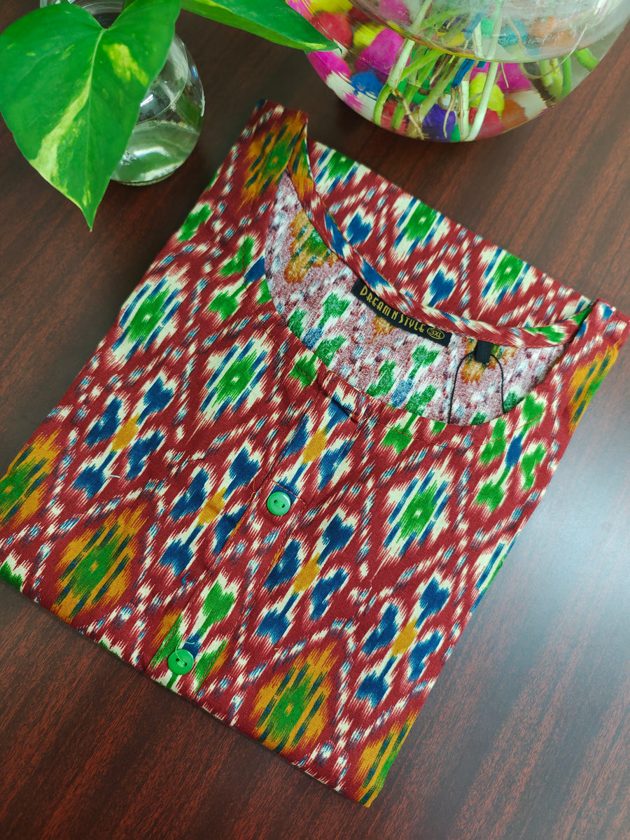 Casual Wear Straight Cut kurti