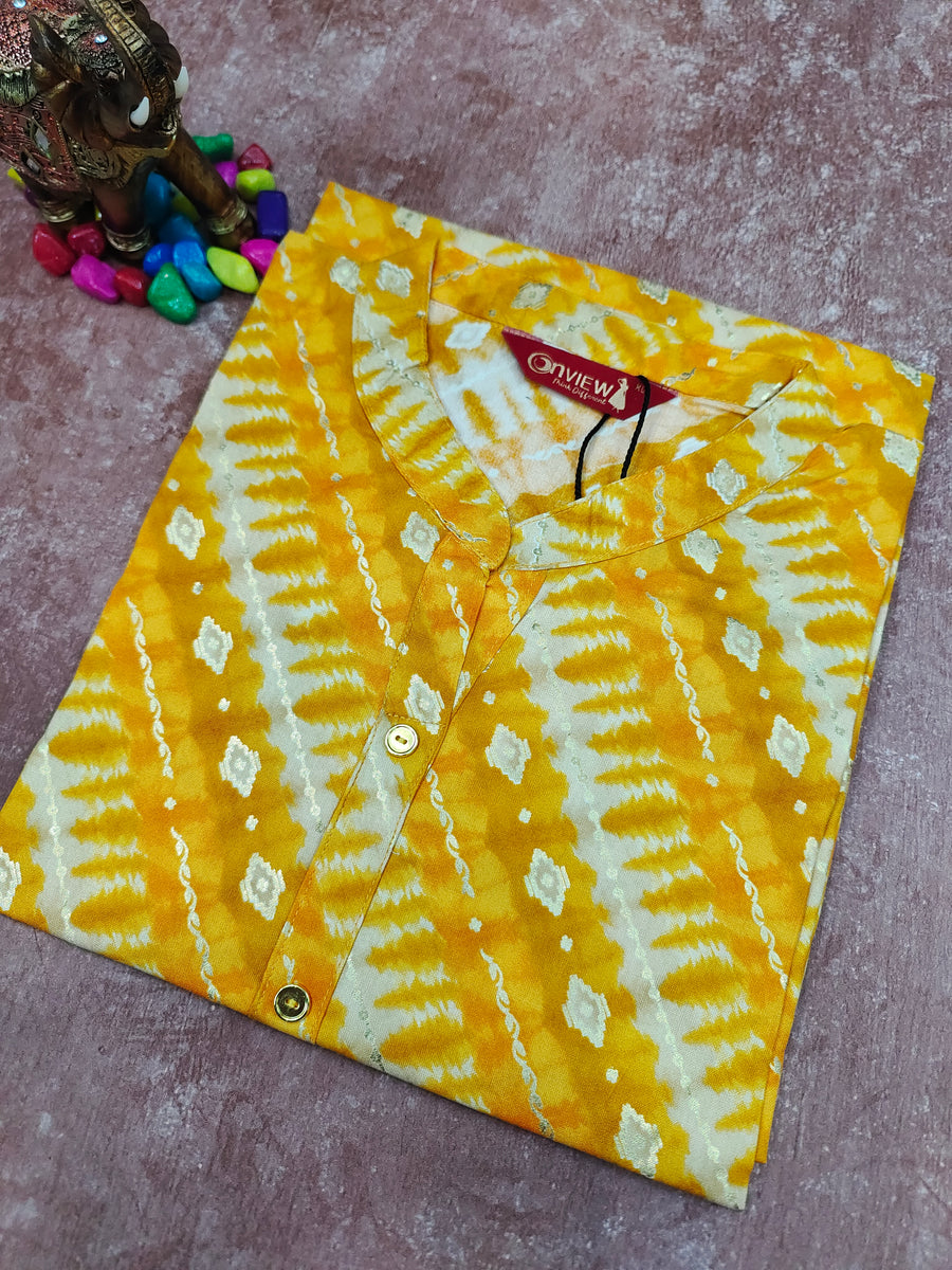 Branded Straight cut kurti