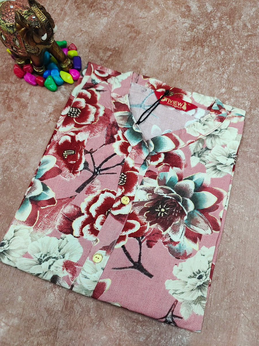 Branded Straight cut kurti