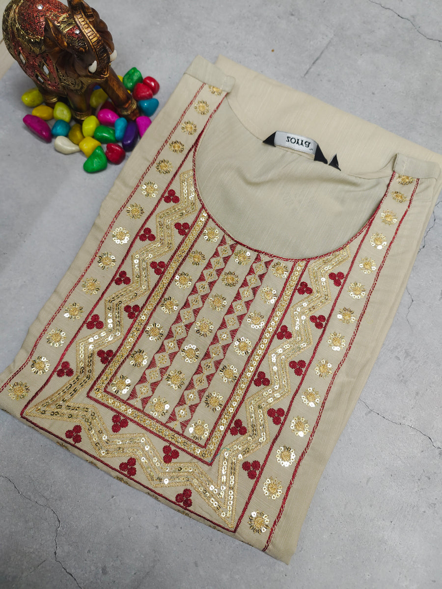 Branded Straight cut kurti