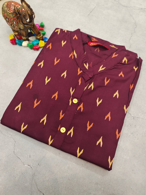 Casual Straight Cut Kurtis