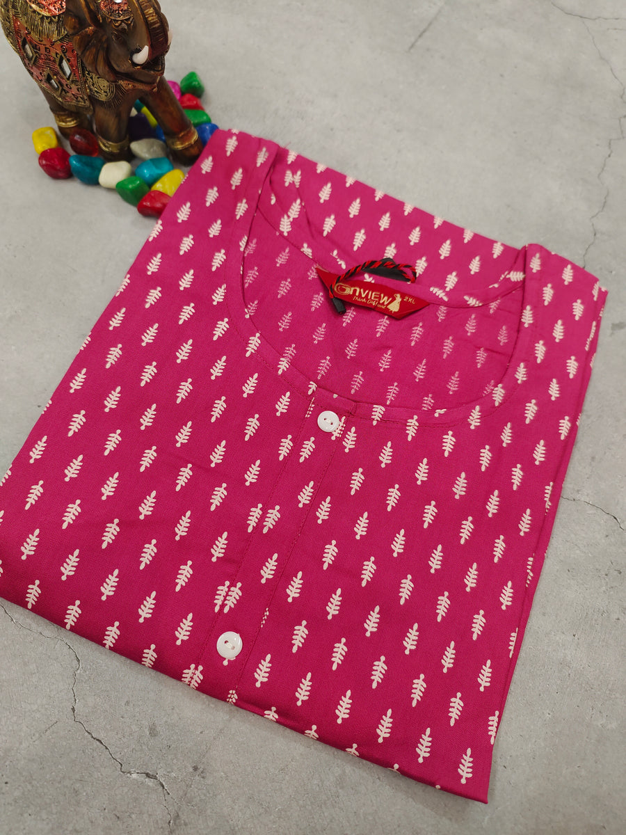 Casual Wear Straight Cut kurti