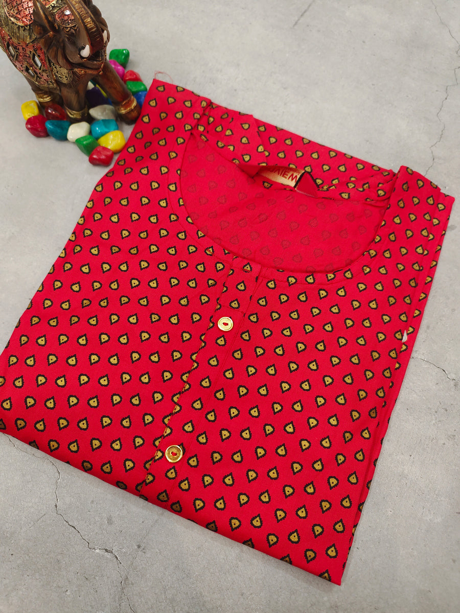 Casual Straight Cut Kurtis