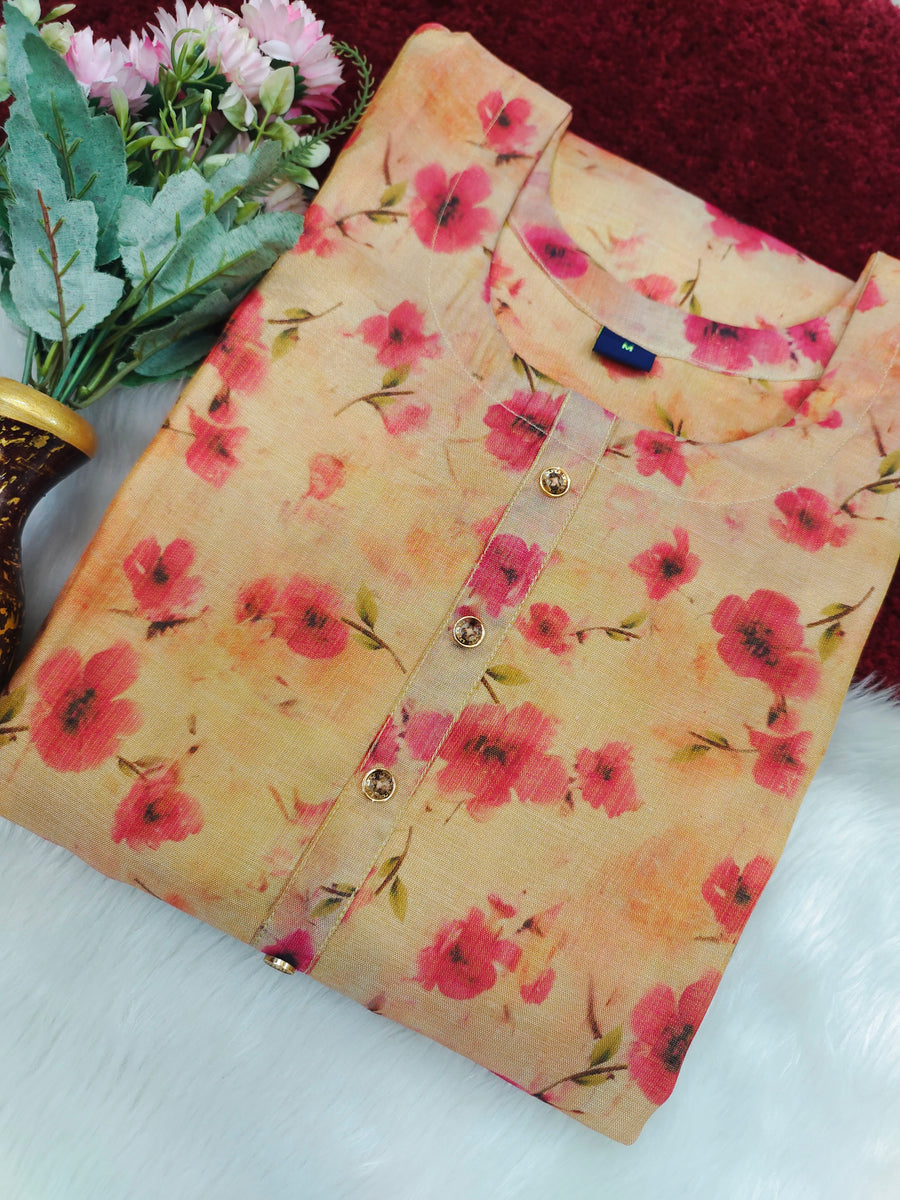 Premium Tissue Silk Kurtis