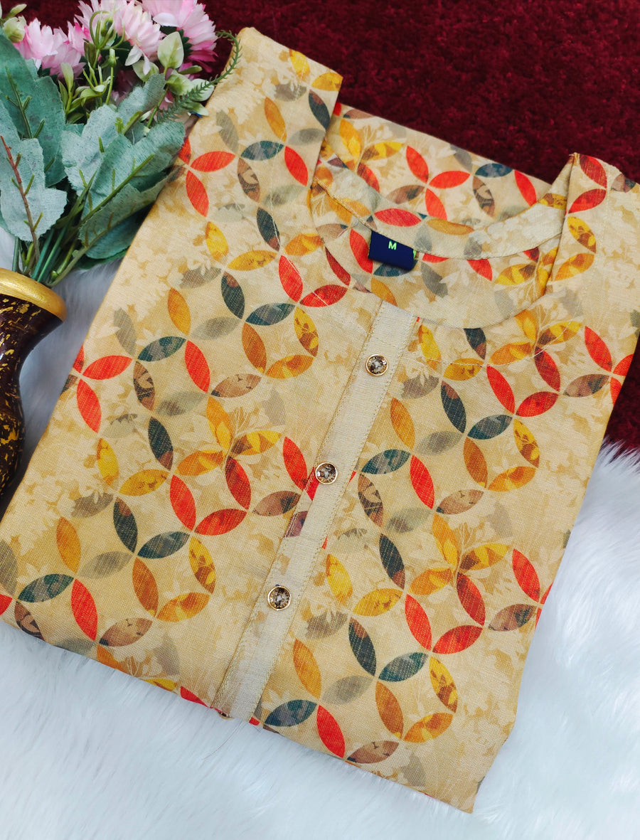 Premium Tissue Silk Kurtis