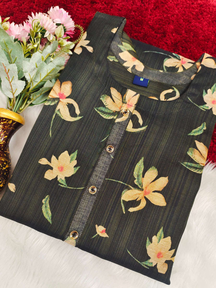 Premium Tissue Silk Kurtis