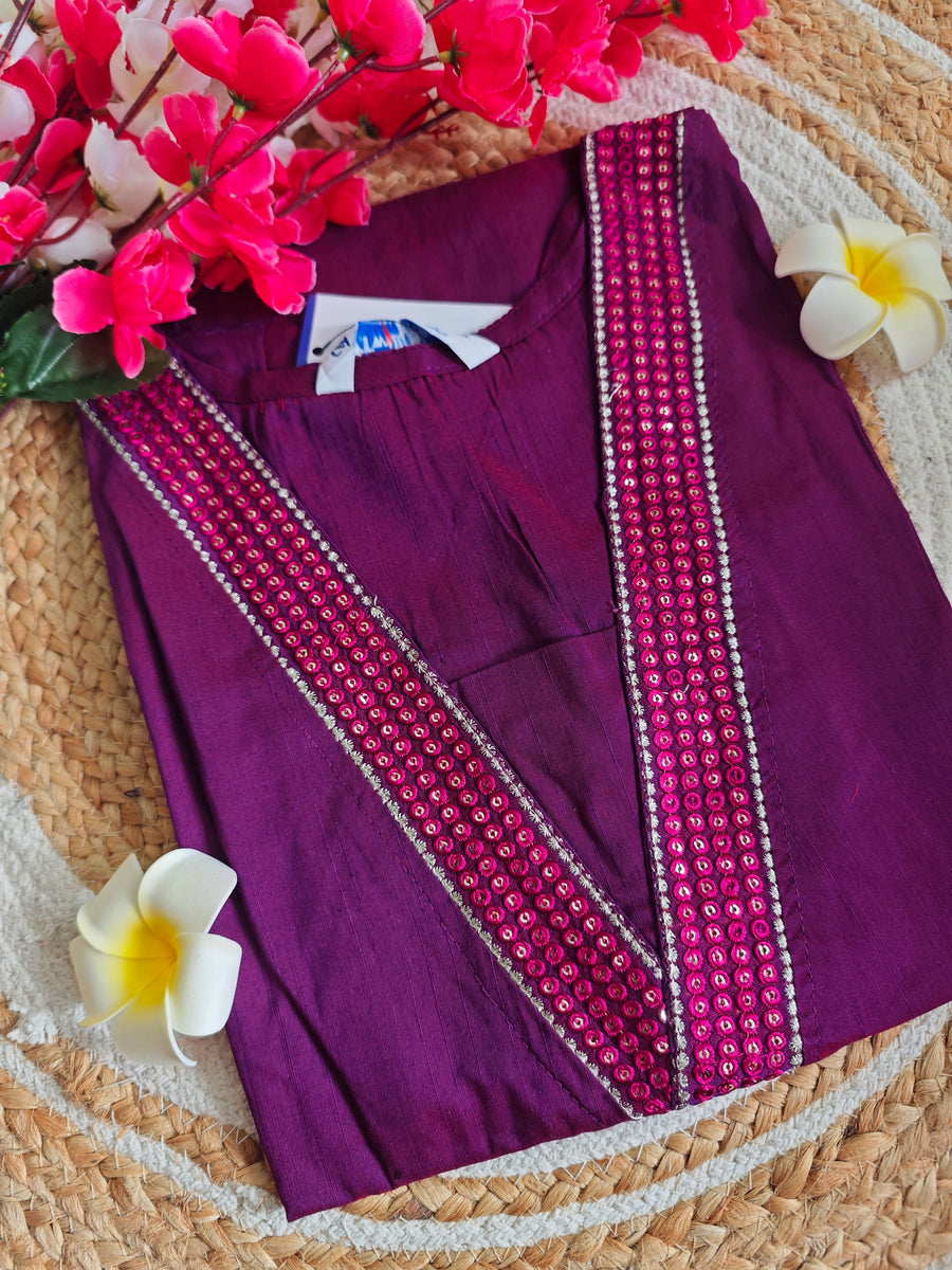 Branded Straight cut kurti