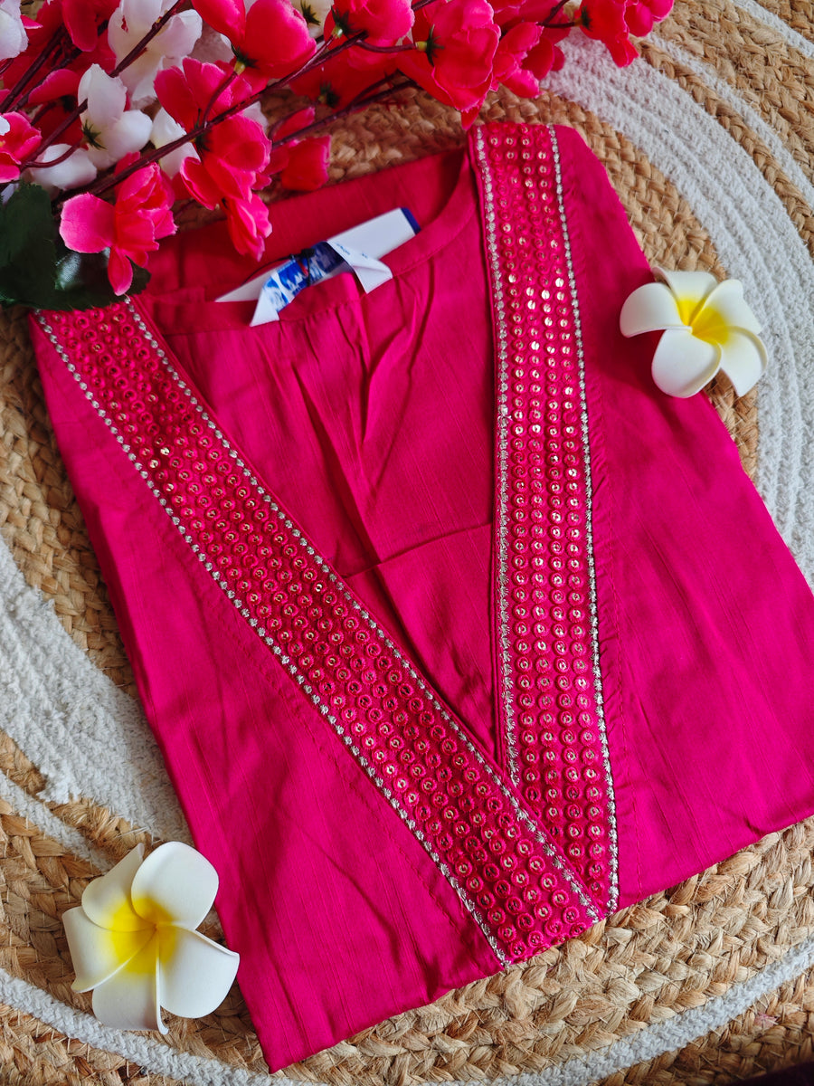 Branded Straight cut kurti