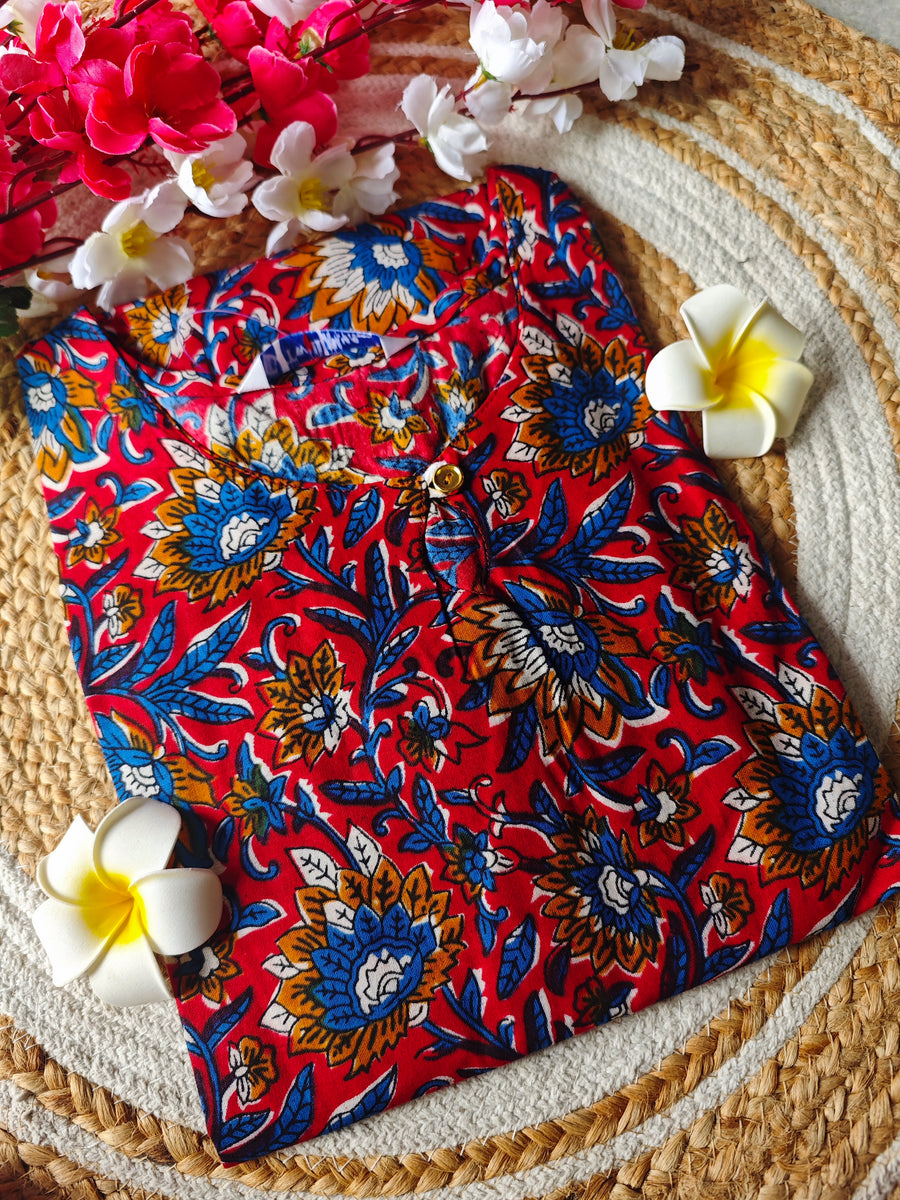 Branded Straight cut kurti