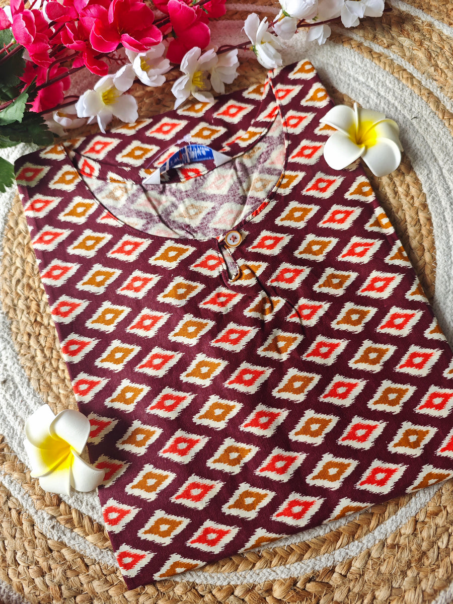Branded Straight cut kurti
