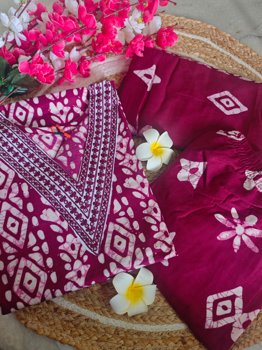 Pure Soft Cotton Salwar Set