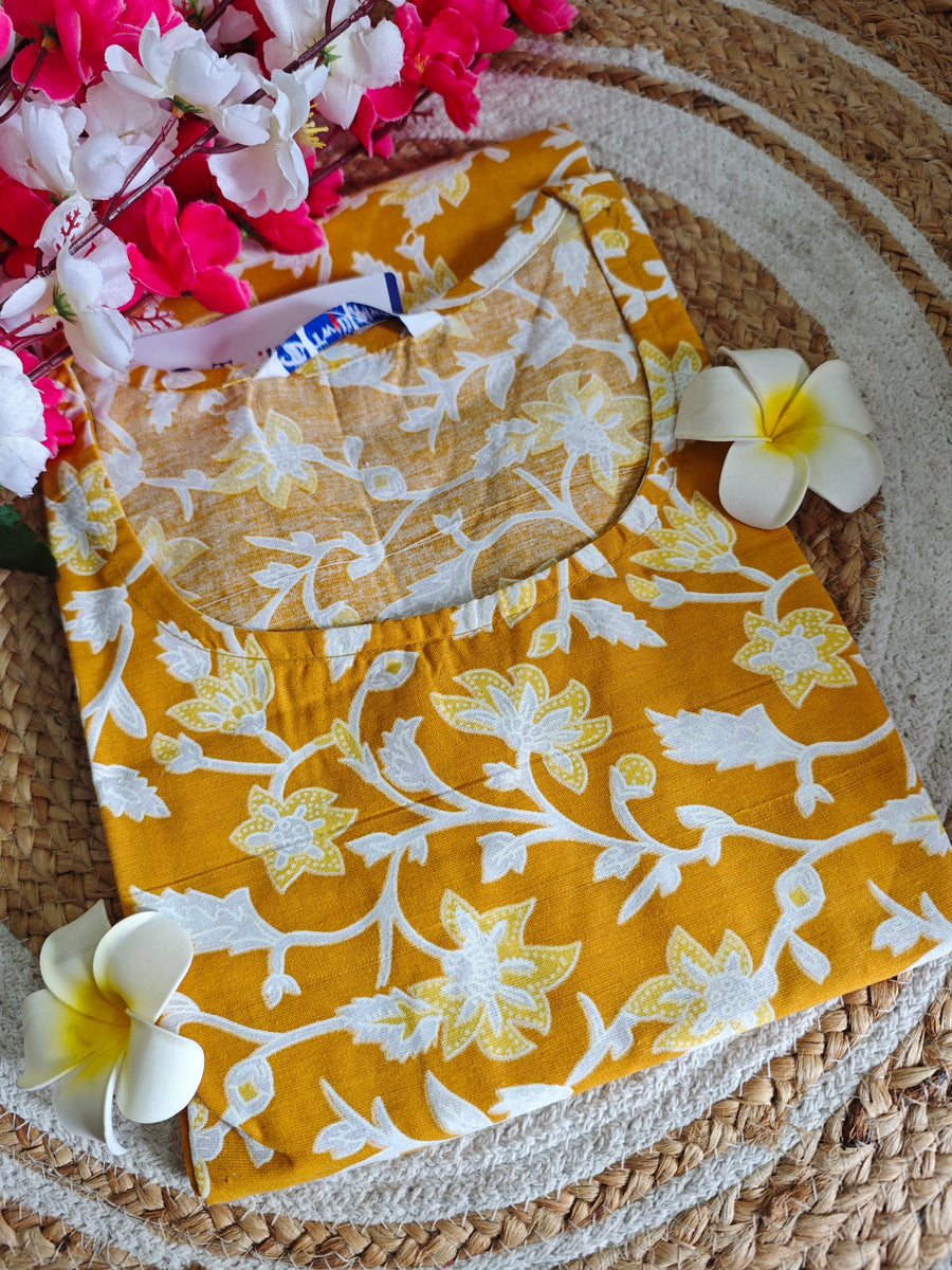 Branded Straight cut kurti
