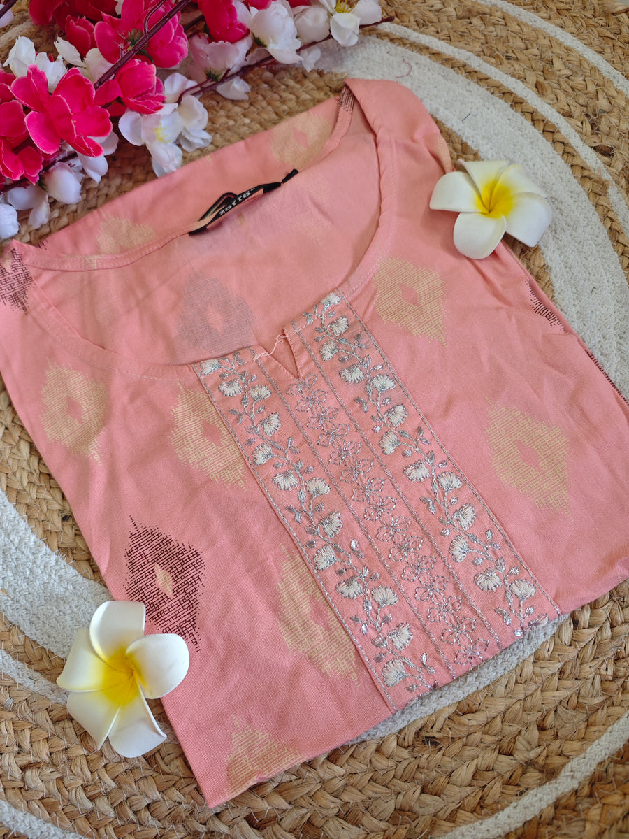 Branded Straight cut kurti