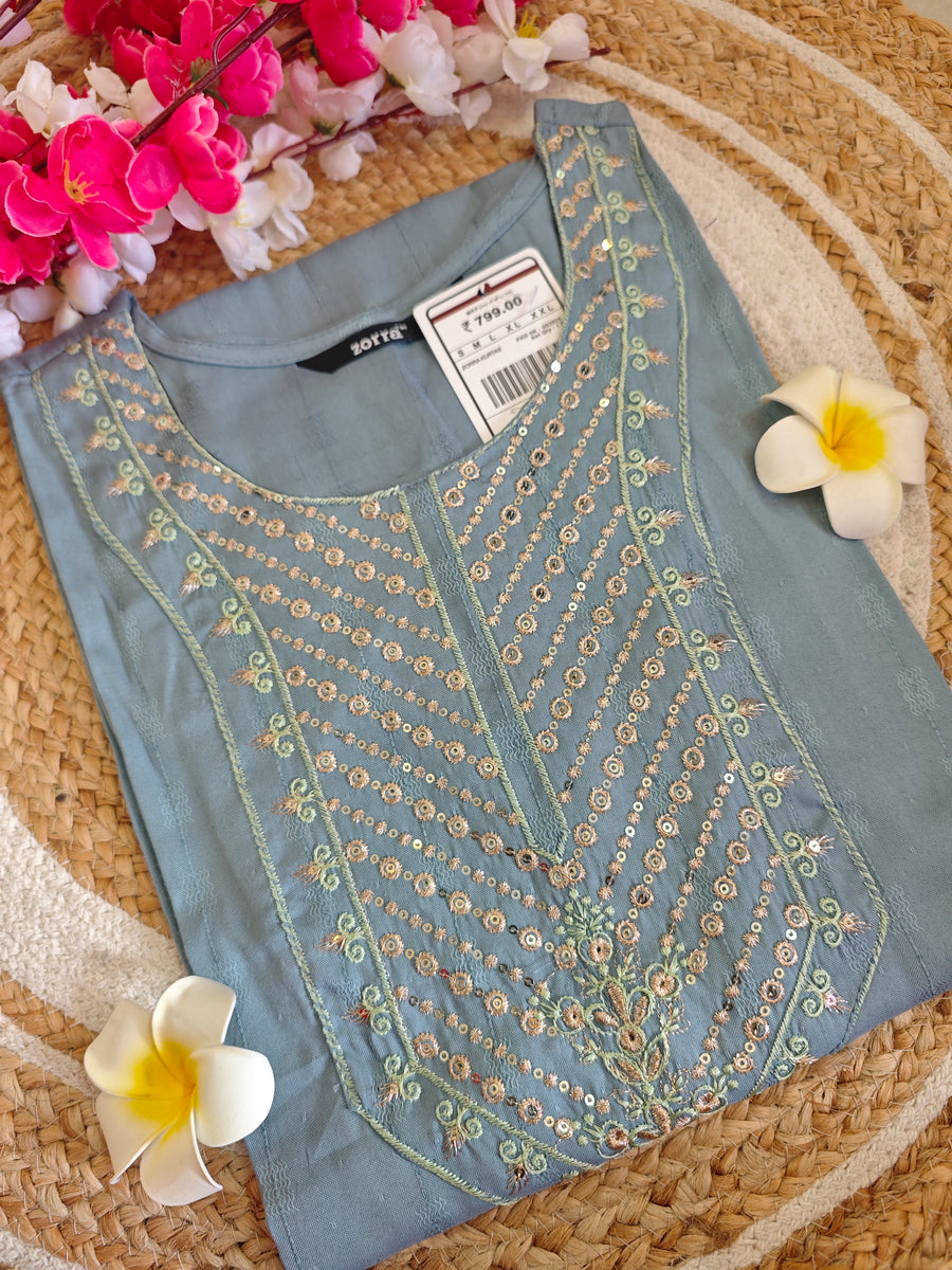 Branded Straight cut kurti
