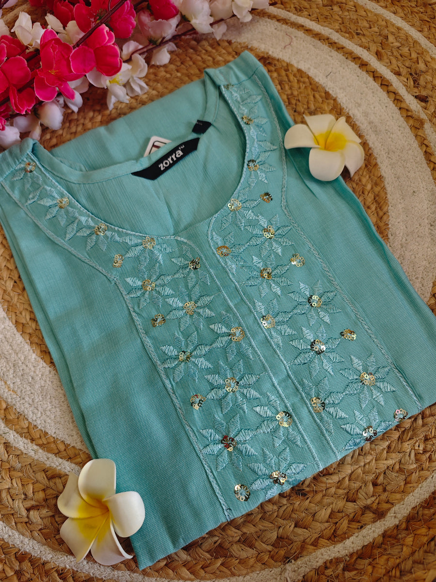 Branded Straight cut kurti