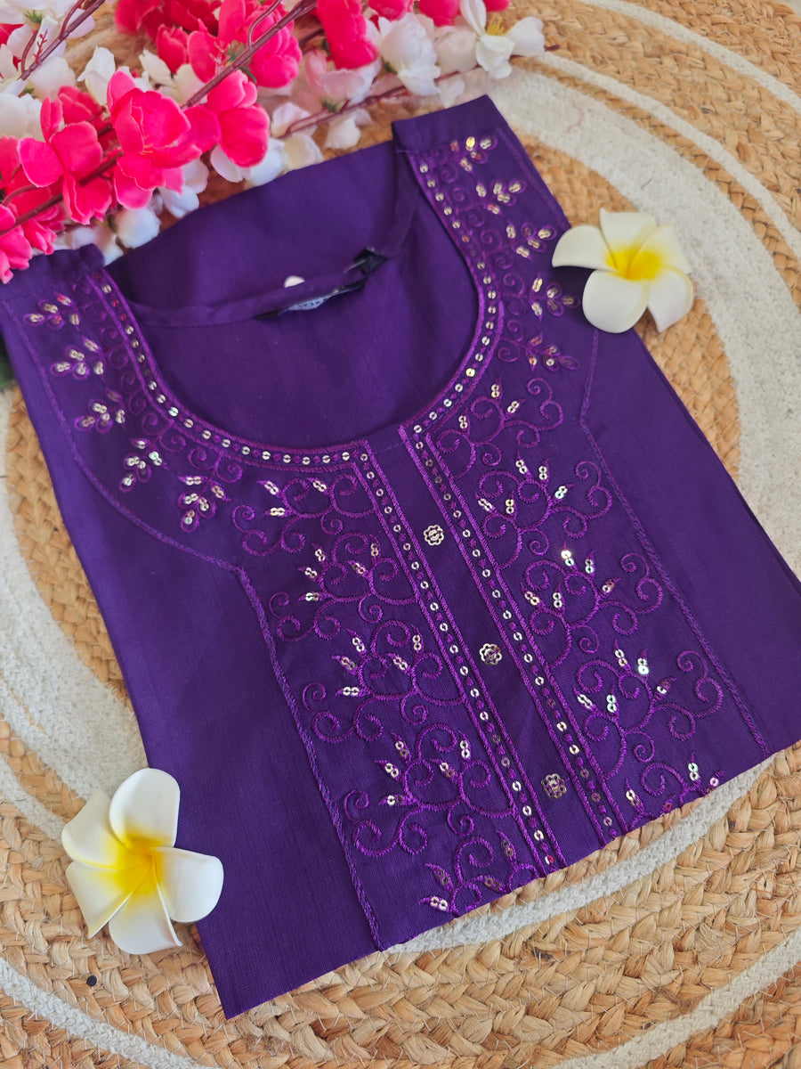 Branded Straight cut kurti