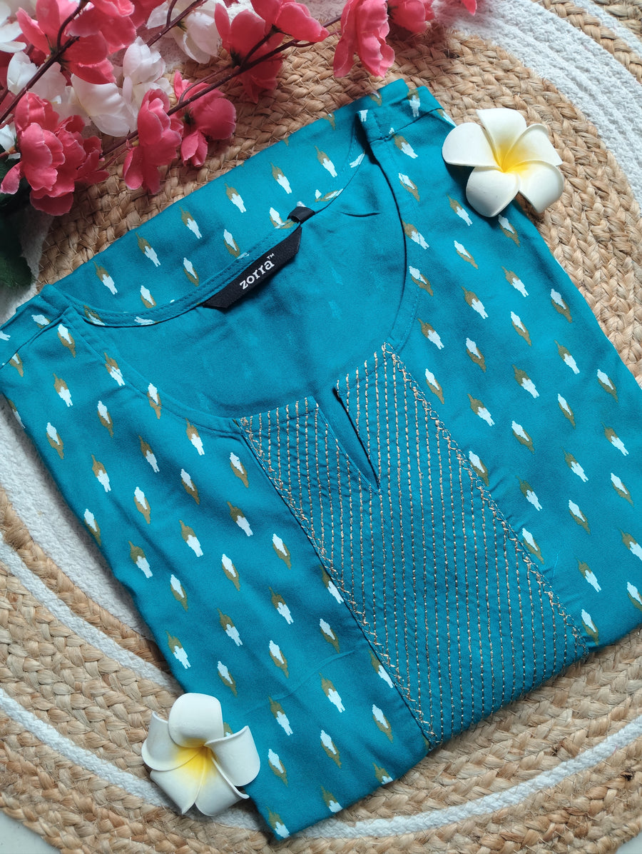 Branded Straight cut kurti