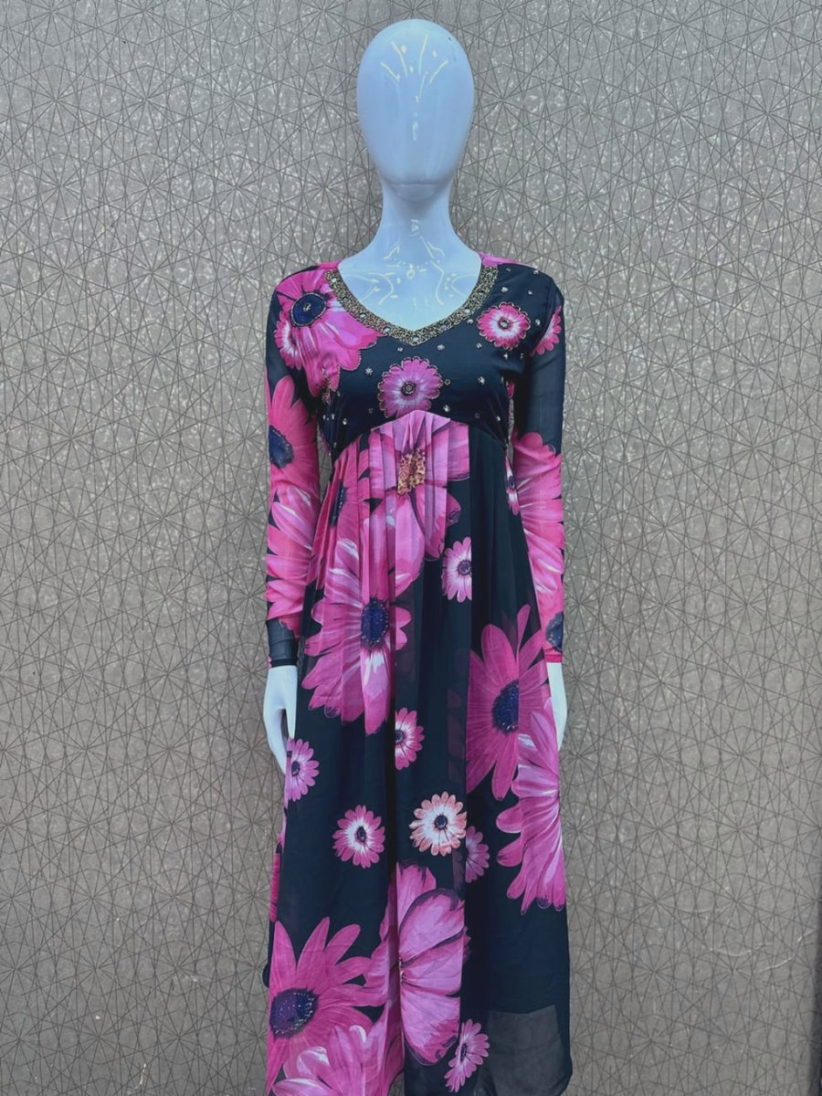 Partywear Aline Kurta