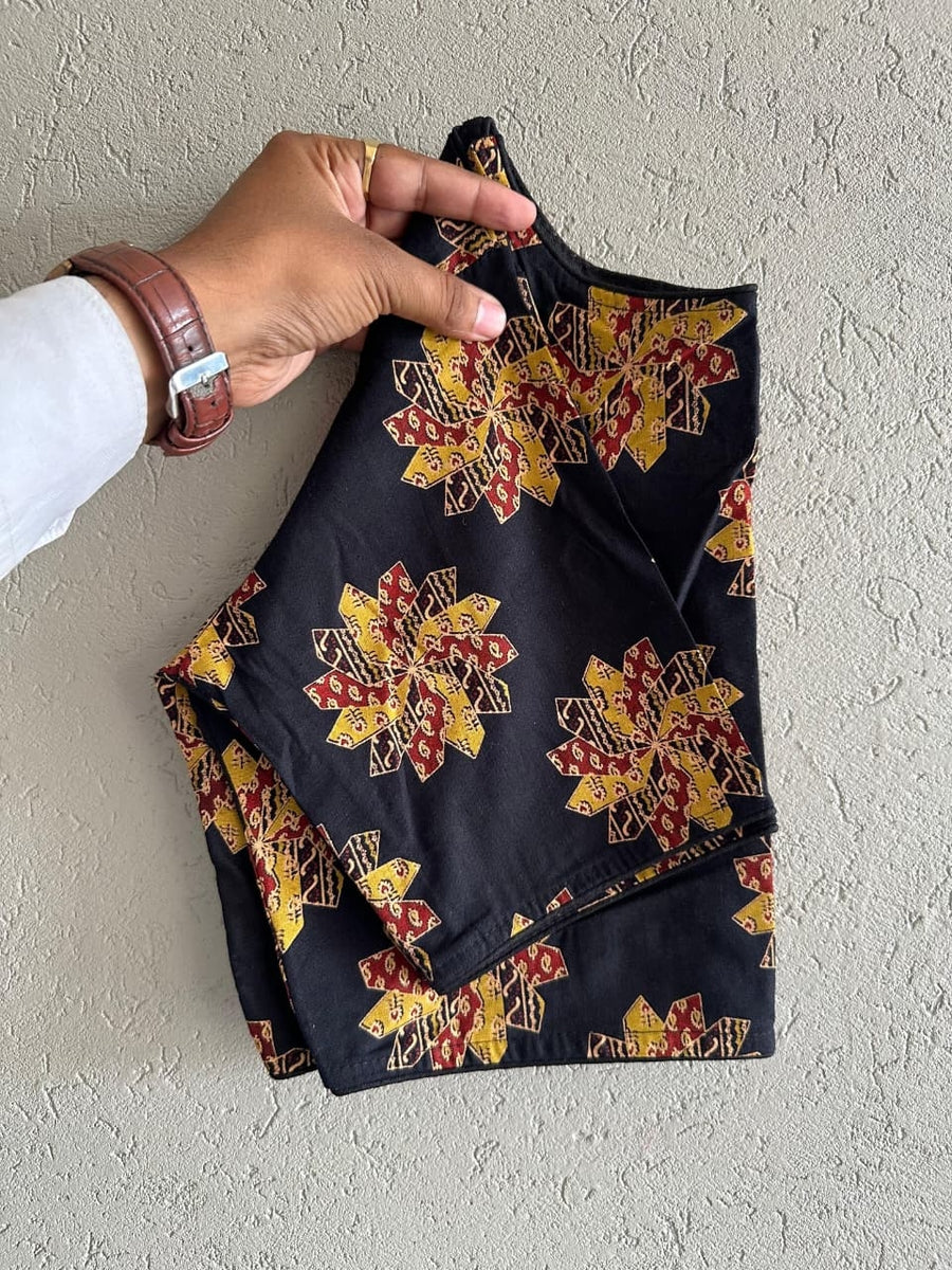 Boat Neck Cotton Blouse