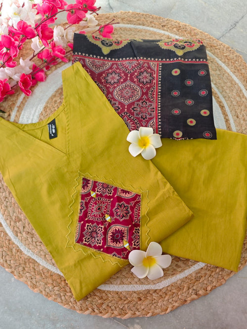 Dhabu Cotton Salwar Set