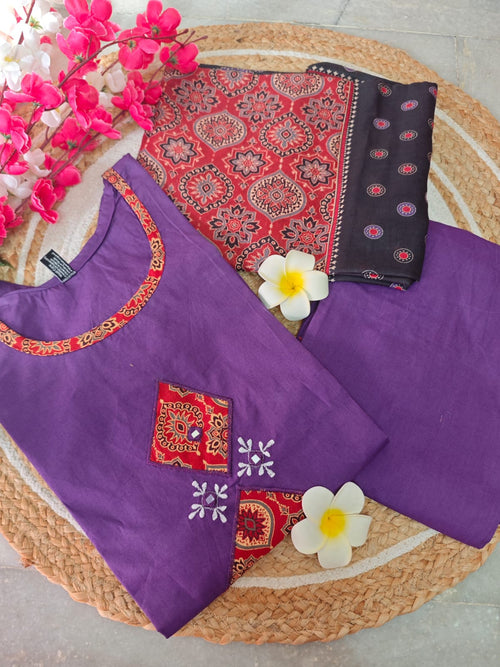 Dhabu Cotton Salwar Set