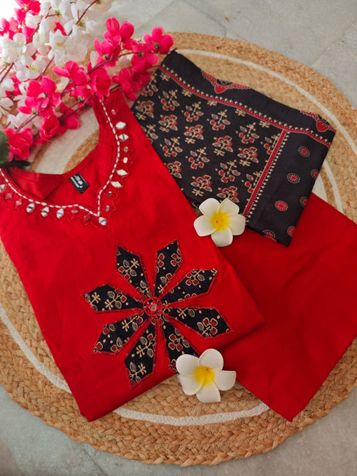 Dhabu Cotton Salwar Set