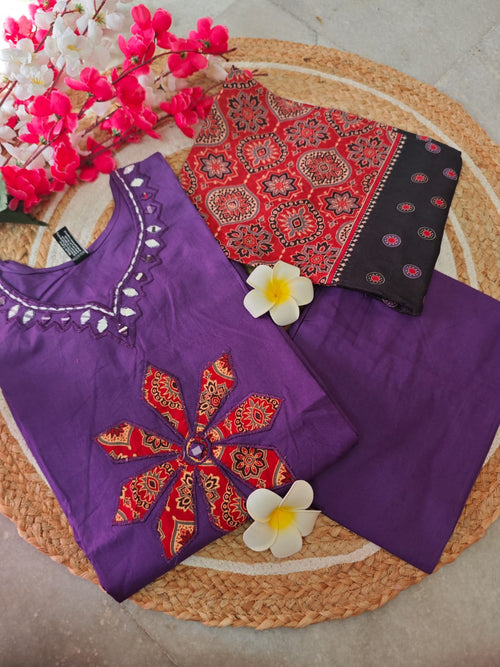 Dhabu Cotton Salwar Set
