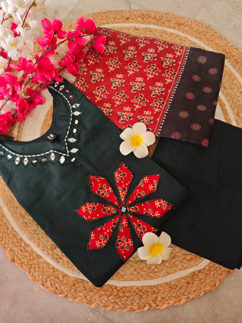 Dhabu Cotton Salwar Set